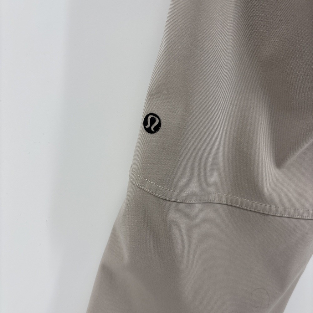 Lululemon 5-Pocket Pants Men 32x33  Beige ABC‎ Slim Fit - Picture 3 of 7